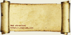 Andjelina Stanimirović vizit kartica